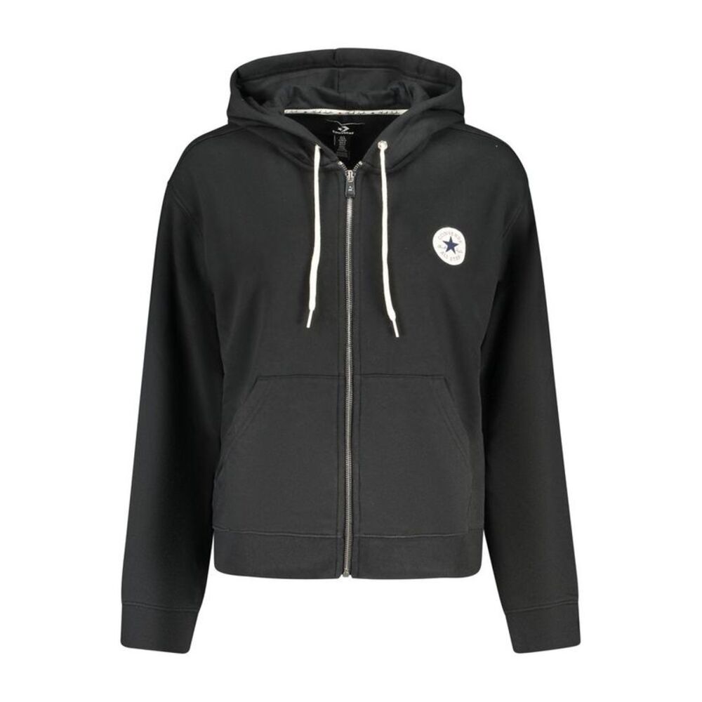 Converse Black Cotton Women's Sweatshirt